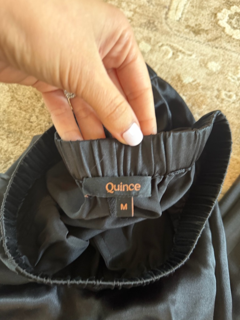 Quince Washable Silk Drawstring Pant - Picture 3 of 3